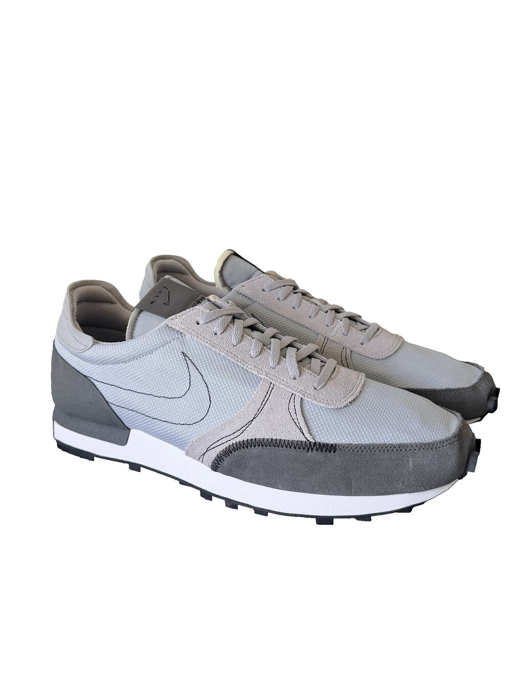 Nike Men's Daybreak Type N.354 Wolf Grey Black Size 14 CT2556-001 Waffle Shoes